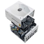منبع تغذیه کامپیوتر کولر مستر مدل V850 GOLD V2 FULL MODULAR WHITE EDITION - تصویر 7