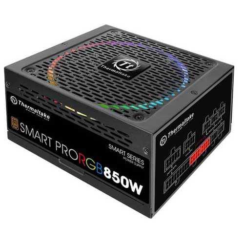 Untitled-1 منبع تغذیه کامپیوتر ترمالتیک مدل Smart Pro RGB 850W Bronze - تصویر 1