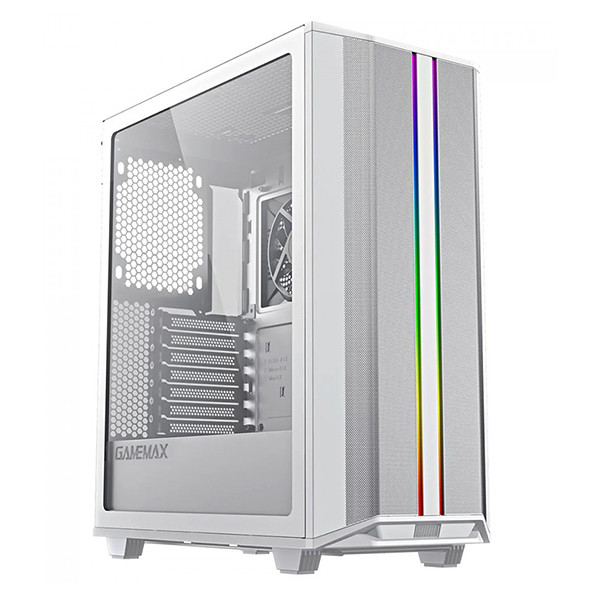 ceec2d1e3568ba0713cb34105c7c3b6bceefda5b_1675170666 کیس کامپیوتر گیم مکس مدل Precision White - تصویر 1