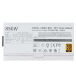 منبع تغذیه کامپیوتر کولر مستر مدل V850 GOLD V2 FULL MODULAR WHITE EDITION - تصویر 5