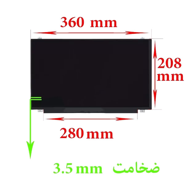 1 ال ای دی لپ تاپ 15.6 40PIN FULL HD IPS چهار جا پیچ نازک - تصویر 1
