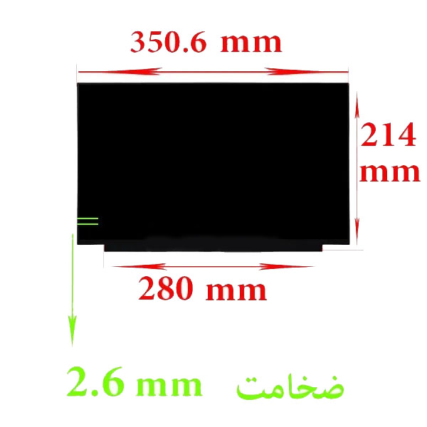 1 ال ای دی لپ تاپ 15.6 QHD IPS 165Hz نازک بدون جا پیچ - تصویر 1