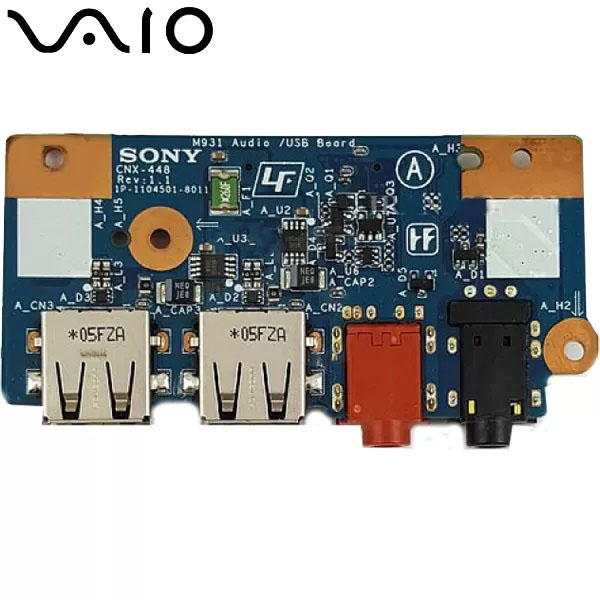 1 برد USB و جک صدا لپ تاپ SONY VPC-F1 / VPCF1 - تصویر 1
