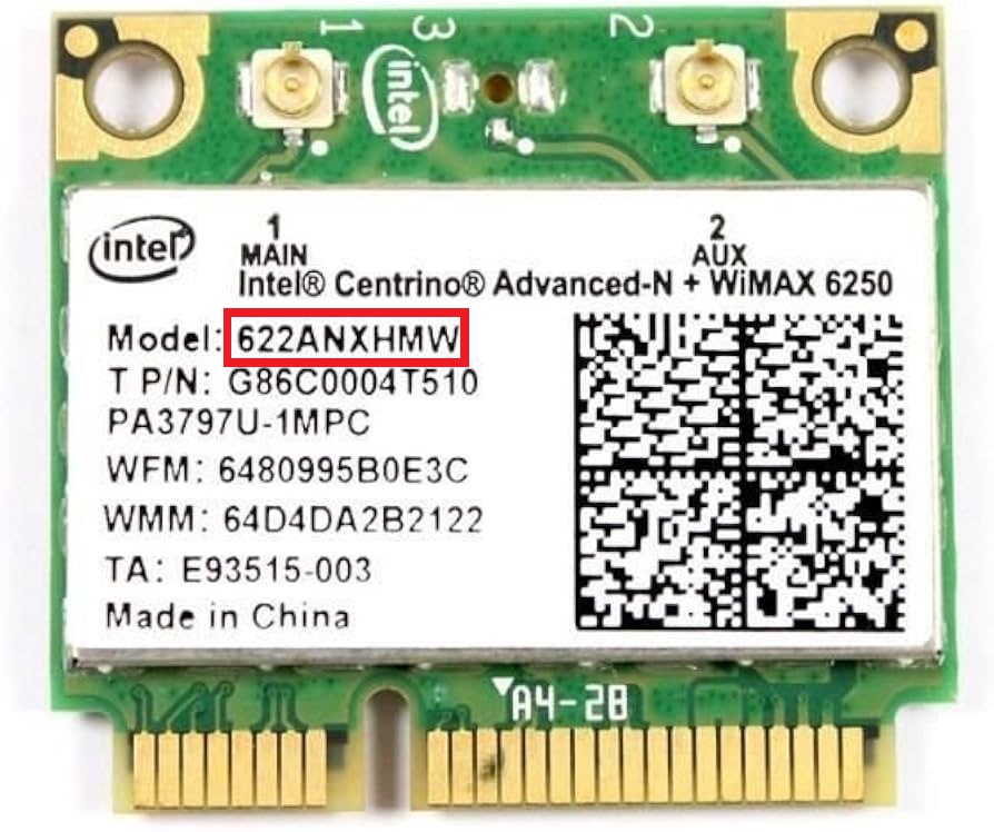 622ANXHMW کارت وایرلس لپ تاپ مدل 622ANXHMW - تصویر 1