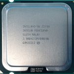 پردازنده کامپیوتر مدل Intel Pentium E5700