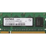 رم لپ تاپ Elpida 1GB مدل 2Rx16 PC2 باس ۵۳۰۰S