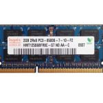 رم لپ تاپ SK Hynix 2GB مدل 2Rx8 PC3 باس 8500S