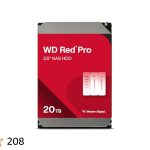 هارد اینترنال وسترن دیجیتال قرمز پرو 20 ترابایت مدل  WD201KFGX