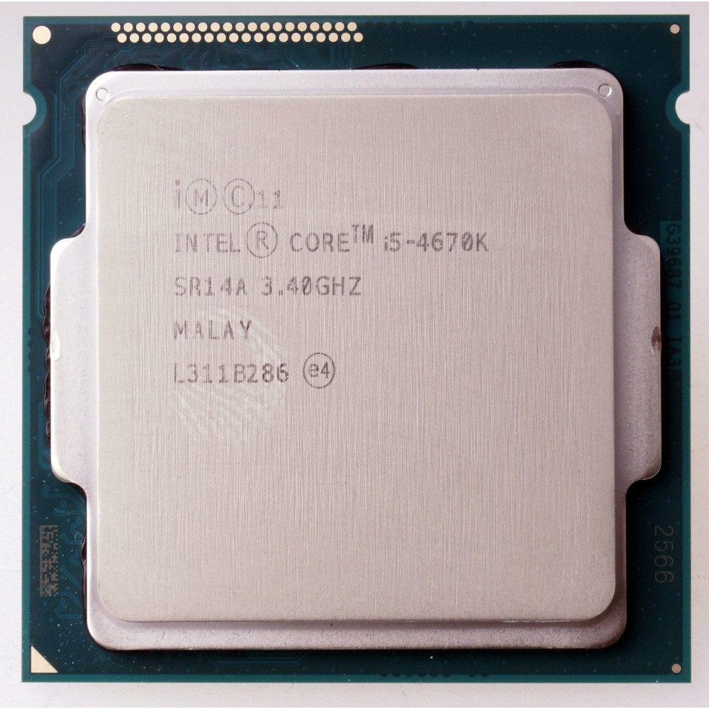 4670 پردازنده کامپیوتر اینتل Core i5-4670K Haswell استوک - تصویر 1