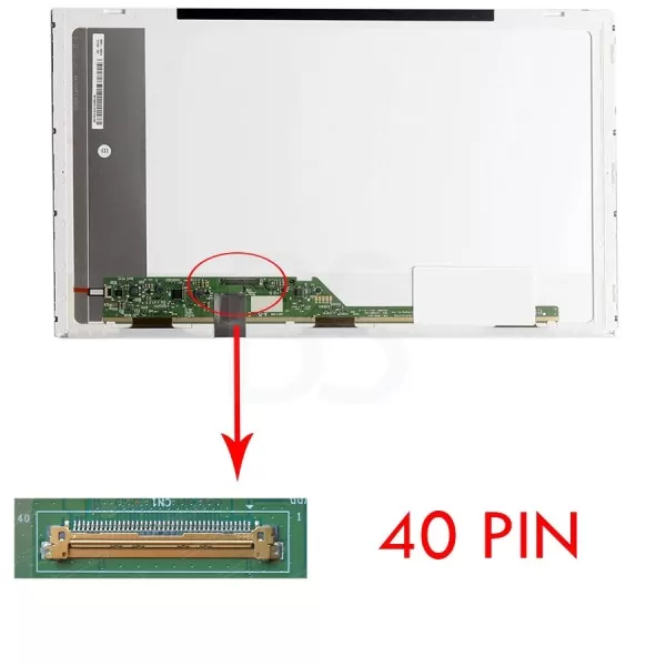 40pin-39 ال سی دی لپ تاپ Lenovo B590 - تصویر 1