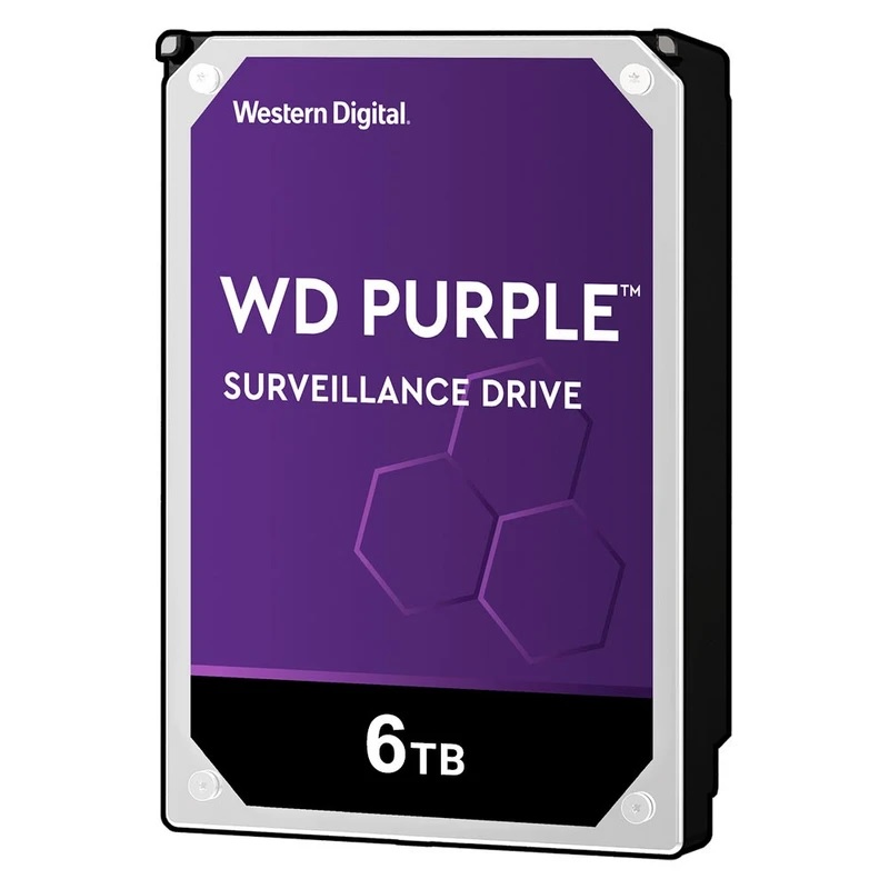 6tb هارددیسک اینترنال وسترن دیجیتال مدل Purple WD64PURZ ظرفیت 6 ترابایت - تصویر 1